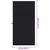 Sportski Ručnici 2 pcs Crna 180 x 90 cm Poliester i poliamid