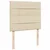 Vidaxl Box spring postelja z vzmetnico krem 120x190 cm blago