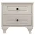 Hanah Home Noćni stočić Rb-118, 45x45x40 cm, Beli
