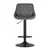 ModernHome ModernHome Barska stolica Kast grey velvet