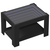 Stolić za kavu LED crni 73x53x45 cm od konstruiranog drva