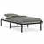 Metalni okvir za krevet crni 90 x 190 cm