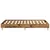 Vidaxl Posteljni okvir brez vzmetnice star les 135x190 cm