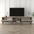 HANAH HOME TV polica Class Walnut White