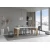 Ityhome Ityhome 90 x 77 konzolna miza bela/rjava, (20847774)