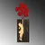 Wallity Zidna dekoracija Banksy - 17-1, 34x99 cm, Crvena