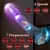 SuperLove LED Vibrating Dildo with Balls & Remote Small