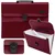 slomart Organizator za dokumente LEAN, bordo, A4, harmonika, 13 predalov
