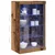 LED komoda Staro drvo 60,5 x 37 x 100 cm Konstruirano drvo