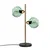 Opviq Stona lampa Benek-15-14565, 36x18x58 cm, IP20, Zlatno-zelene boje