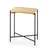 Hanah Home Klub sto 40x56x26cm Crno-Bež