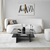 HANAH HOME Sto za dnevnu sobu Saga Square Black Fume