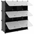 Stalak za cipele crni 84,5 x 31 x 93,5 cm PP