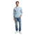 TOM TAILOR Pulover svetlo modra