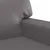 Vidaxl Dvosed siva 120 cm umetno usnje