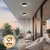 BRILAGI - LED spoljašnje plafonsko svetlo FORIS LED/20W/230V prečnik 15 cm crno IP44