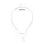 Tommy Hilfiger Decentna dvobarvna ogrlica s srčkom Minimal Hearts 2780759