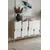 Hanah Home komoda Seza 120, 120 cm, hrast Sapphire / bela / srebrna