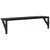 Police na zidu s policom 2 pcs Crni hrast 60 x 15 x 15,5 cm