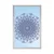 Plakat abstraktna rožasta Mandala - 40x60 silver