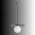Opviq luster Vesper 20700-B, 1 × G9, dimni / sivi