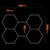 LED prigušiva plafonska svetiljka HEXAGON LED/240W/85-265V 5000K CRI 90 IP54 bela