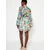 Trendyol Multi Color Floral Pattern Waist Open Mini Lined Chiffon Woven Dress