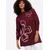 SHEEGO Pulover bordo