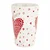 Velika porcelanasta skodelica v rdeči škatli za valentinovo darilo 450 ml
