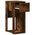 Tower stalak za računalo s ladicom boja hrasta 30x44x74 cm