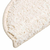Prostirke za stepenice 30 kom 56x17x3 cm bijele poluokrugle