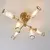 Endon 92213 - Luster na stalku 6xG9/3W/230V mesing