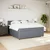 Vidaxl Box spring postelja z vzmetnico temno siva 180x200 cm žamet