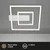 Briloner - LED stropna svetiljka FRAME LED/22W/230V 3000K 30x32 cm matni hrom