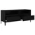 TV ormar Crni hrast 100 x 34,5 x 44,5 cm Obrađeno drvo i čelik