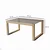 Hanah Home Klub sto Via 85x40x55cm Bež