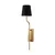 Opviq Zidna lampa Lumora-15331, 16x22x72cm, IP20, Zlatno-crna boje