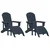 Vrtna stolica 2 pcs Mornarska 83 x 74 x 92 cm Polietilen