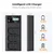 K&F CONCEPT Canon LP-E6NH 3-pack Camera Charger with LCD Display/With Micro USB and Type-C cable
