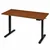 ModernHome električni radni sto 140 × 60 cm, podesiva visina 72–118 cm, tamni hrast