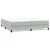 Box Spring krevet bez madracem svijetlo sivi 200x210 cm baršun