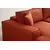 Atelier del Sofa Ugaona garnitura Pirlo 145x43x206cm Narandžasta