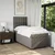 Vidaxl Box spring postelja z vzmetnico taupe 100x200 cm blago