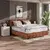 Boxspring Krevet Nobu 180/200 cm , boja cigle