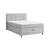 Boxspring Krevet Miami-Exklusiv-Lager 120/200 cm , siva