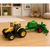 slomart RC traktor z sejačem, luči, zvoki, rumen, 1:24