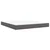 Vidaxl Box spring postelja z vzmetnico siva 180x200 cm umetno usnje