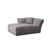 Atelier del Sofa Ugaona garnitura Boxer, 290x165 cm, Svetlo siva