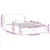 Okvir za krevet Dover krem 120 x 200 cm od tkanine
