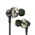 AWEI Z1 Slušalice, Dual Dynamic Drivers, Crne